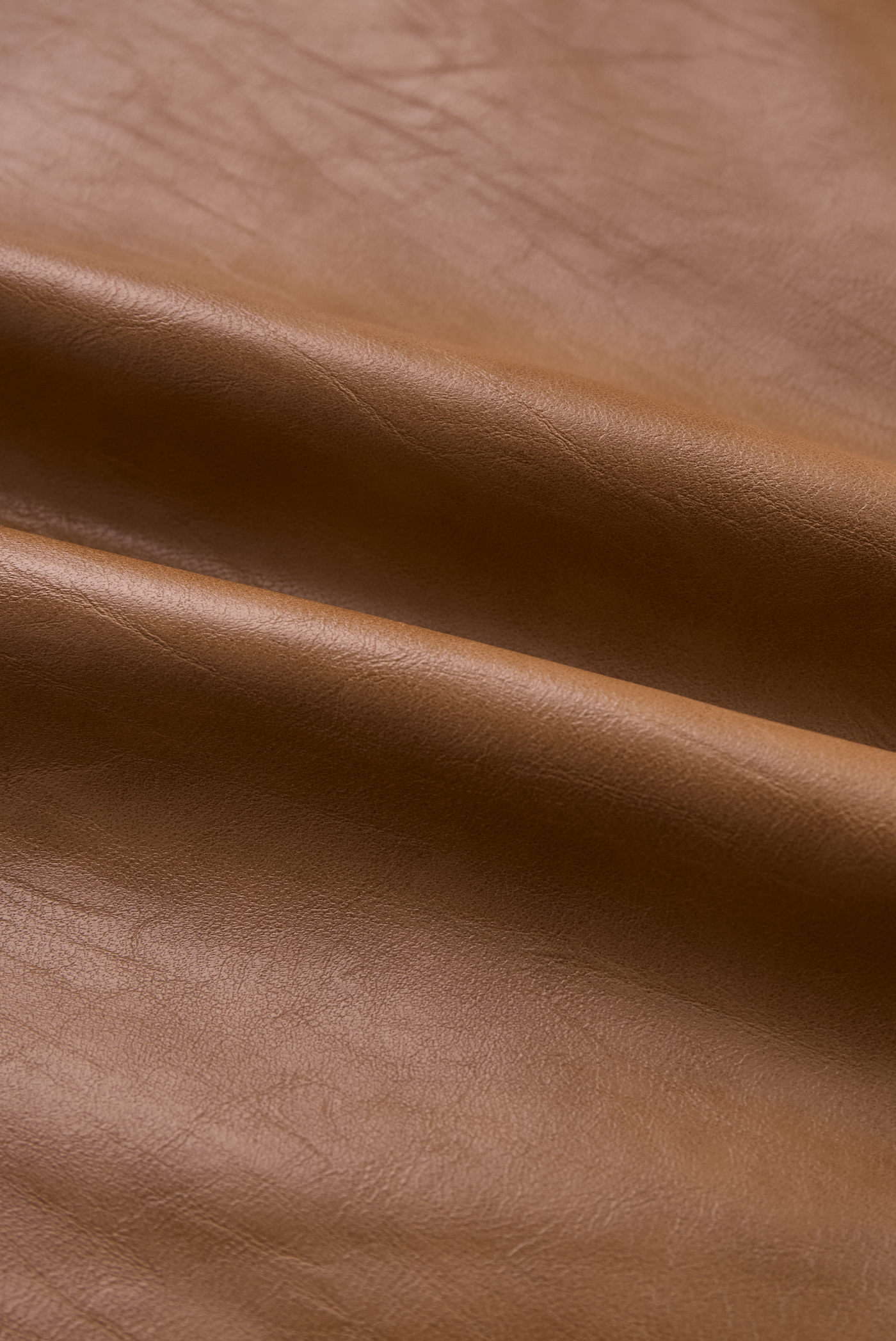 Dame vintage jakke med lynlås og imiteret læder