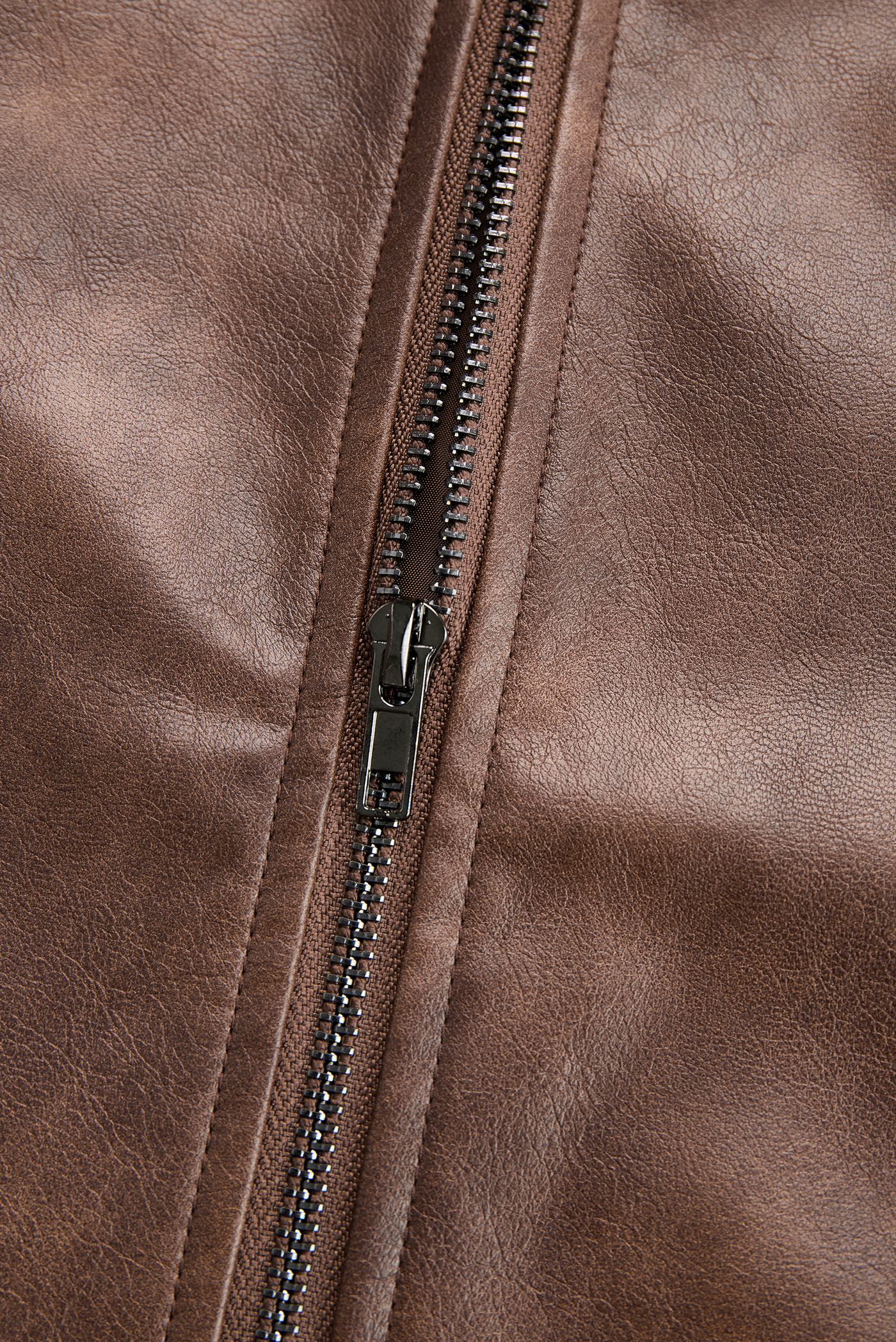 Women's Lapel Vintage Faux Leather Jacket