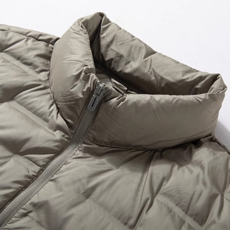 Herre Letvægts Stå Krave Frakke, Casual Forår Efterår Jakke, Hverdags Ydertøj