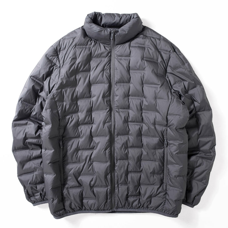 Herre Letvægts Stå Krave Frakke, Casual Forår Efterår Jakke, Hverdags Ydertøj