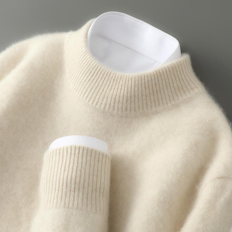 Silvia - Elegant Cashmere Pullover (Creme)
