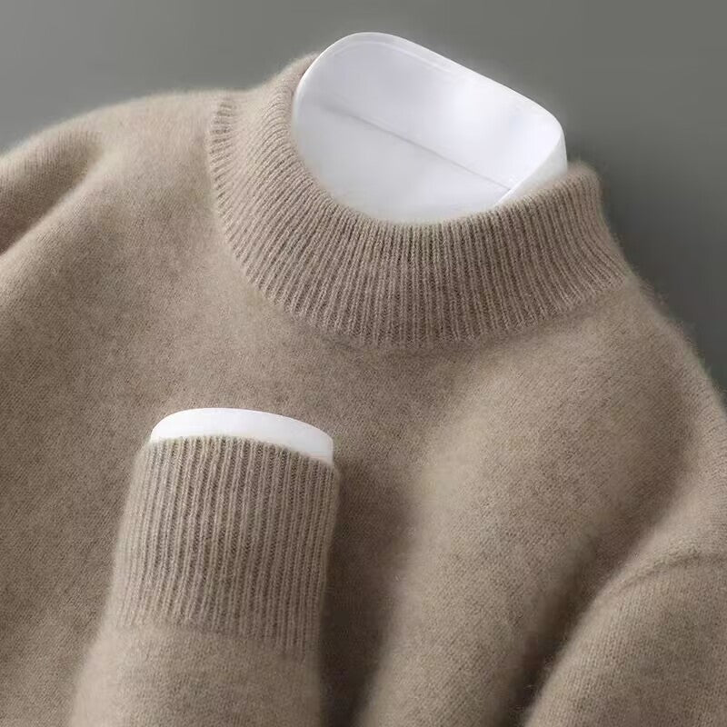 Silvia - Elegant Cashmere Pullover (Brun)