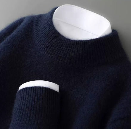 Silvia - Elegant Cashmere Sweater (Blå)