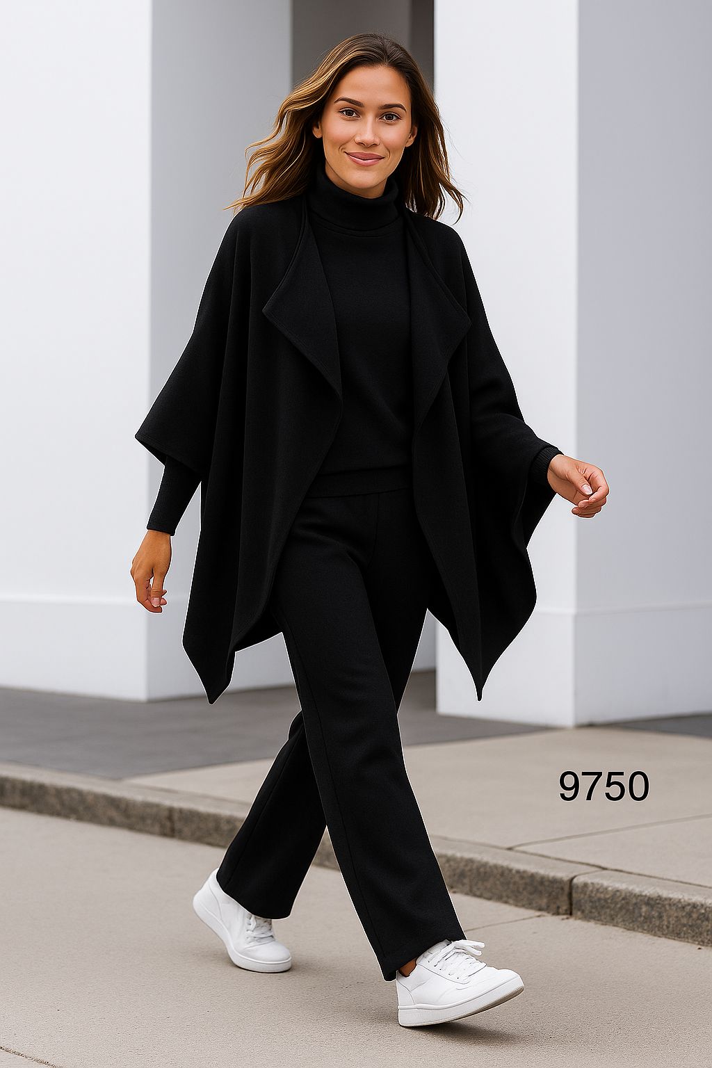 "Mella" cardigan, sweater og bukser sæt