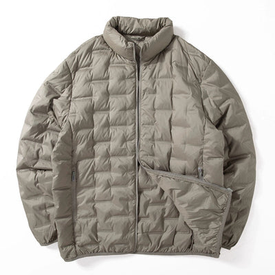 Herre Letvægts Stå Krave Frakke, Casual Forår Efterår Jakke, Hverdags Ydertøj